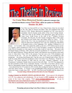 Read more about the article The Theatre in Review with Tom Titus