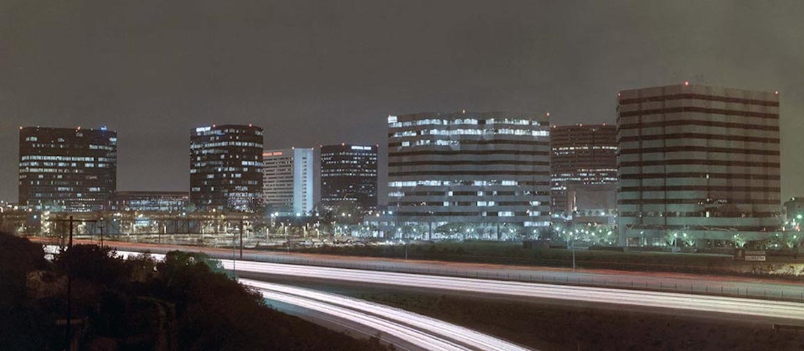 North Costa Mesa behind 55 freeway