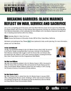 Read more about the article BREAKING BARRIERS: BLACK MARINES REFLECT ON WAR, SERVICE AND SACRIFICE