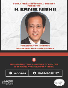 Henry Ernie Nishii, President, Historic Wintersburg Conservancy